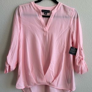 Pink long sleeve top